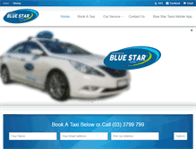 Tablet Screenshot of bluestartaxis.org.nz